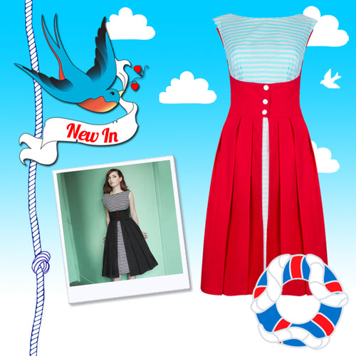 New In! Dollydagger Nautical Lulu Dress Plus Free Lucky Dip with Orders over £50