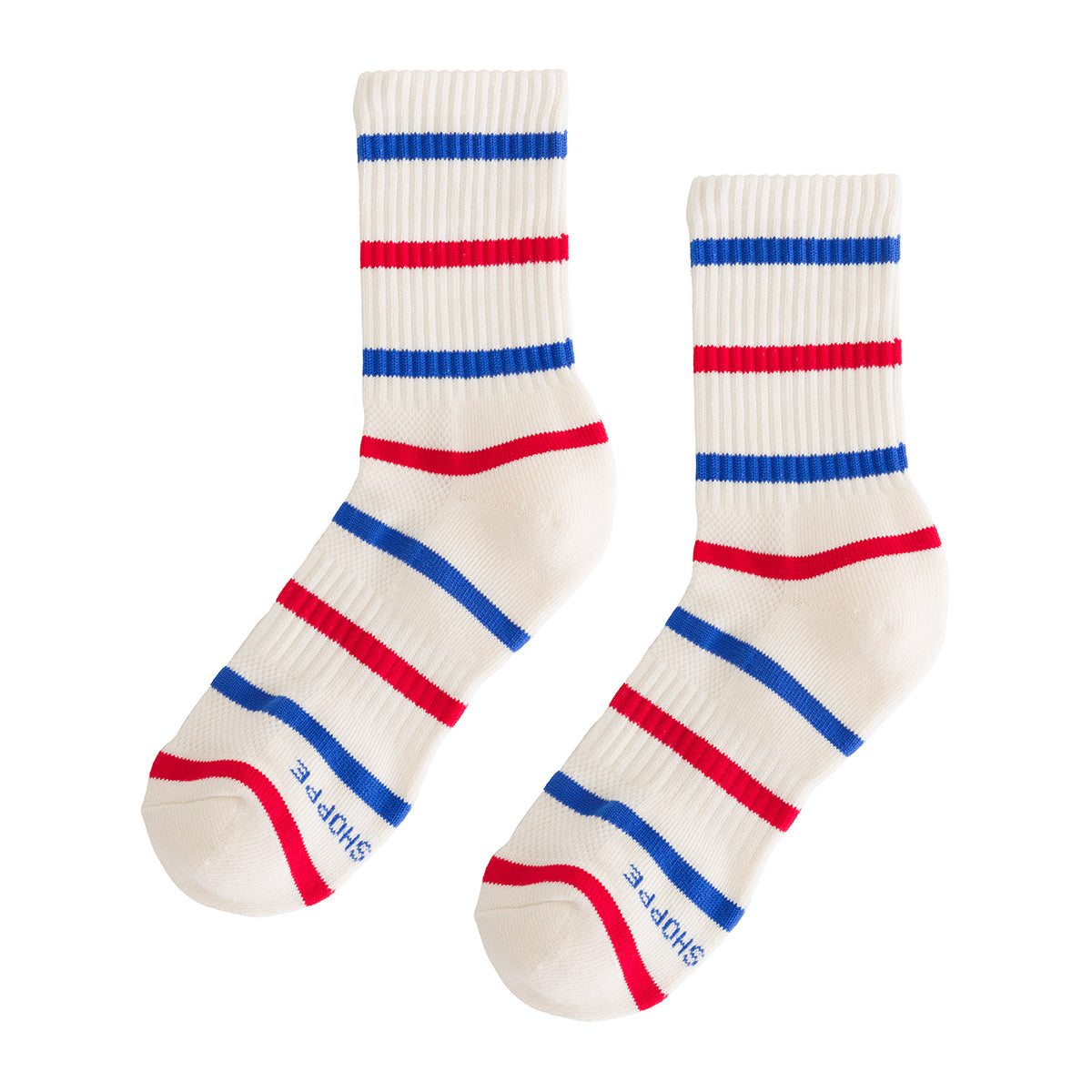 Boyfriend Socks Red White Blue Dollydagger