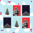 Brutalist Architecture Christmas Cards