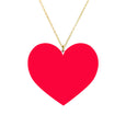 Glitter Heart Necklace Back Dollydagger Rollerama