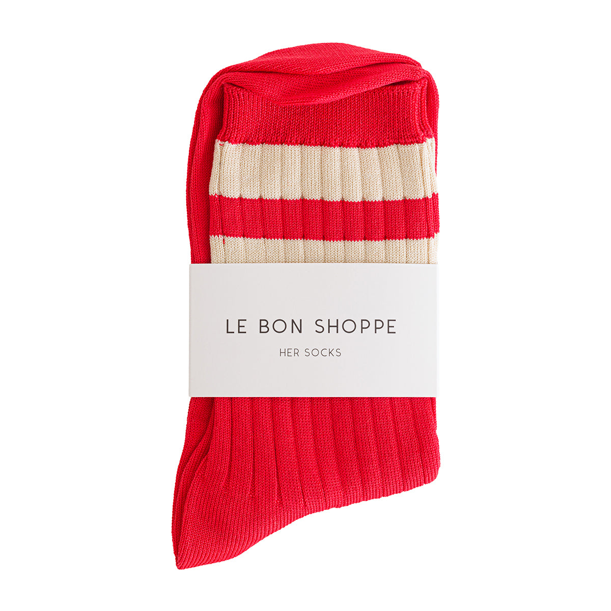 Two Stripe Socks Red Dollydagger