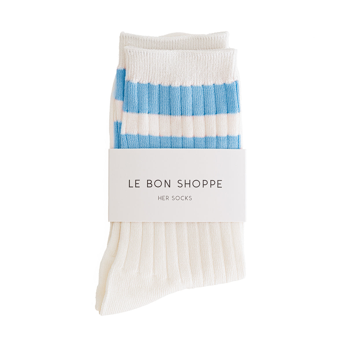 Varsity Crew Socks Blue Dollydagger Le Bon Shoppe