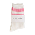 Varsity Stripe Socks Pink Dollydagger Le Bon Shoppe