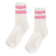 Varsity Stripe Socks Pink Dollydagger