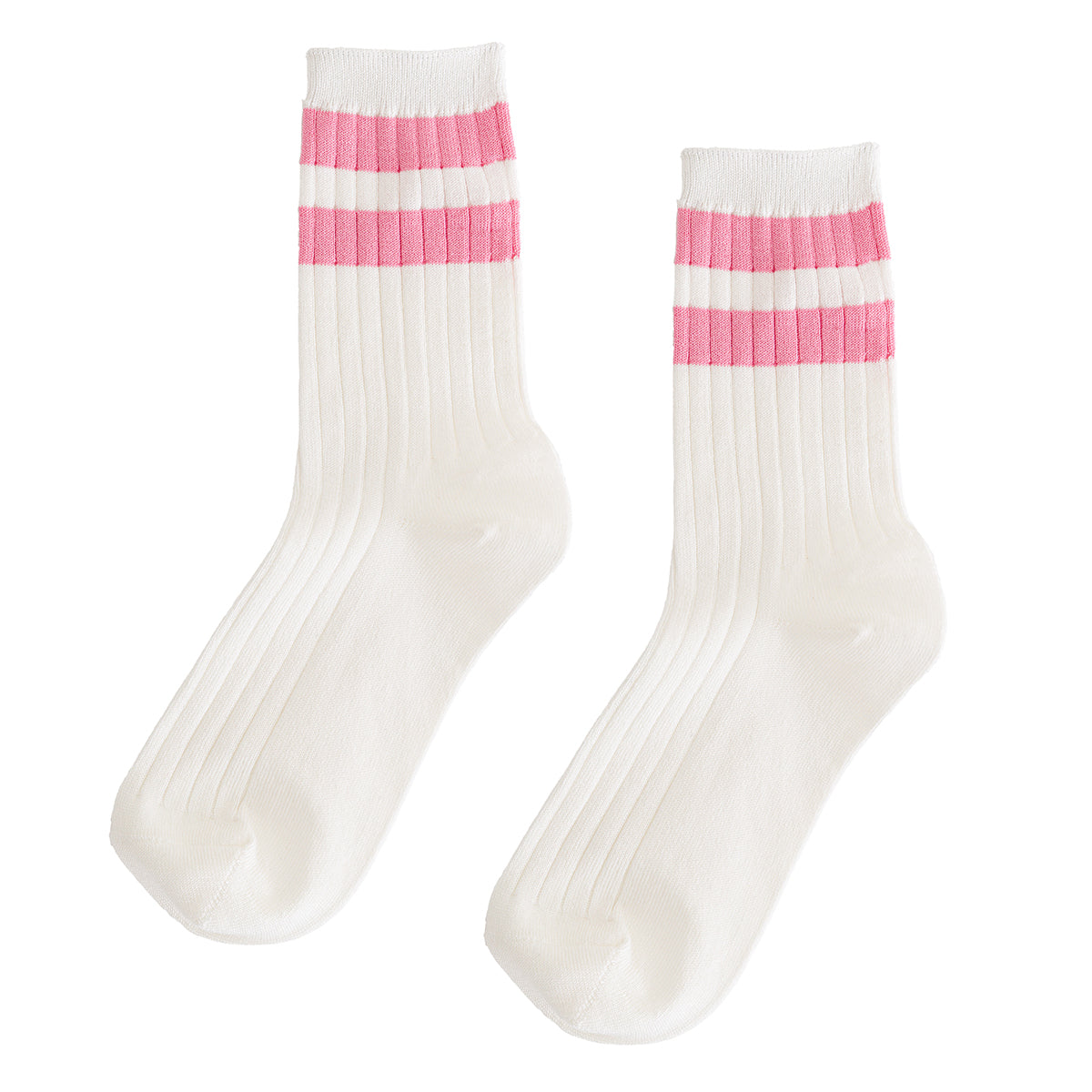 Varsity Stripe Socks Pink Dollydagger