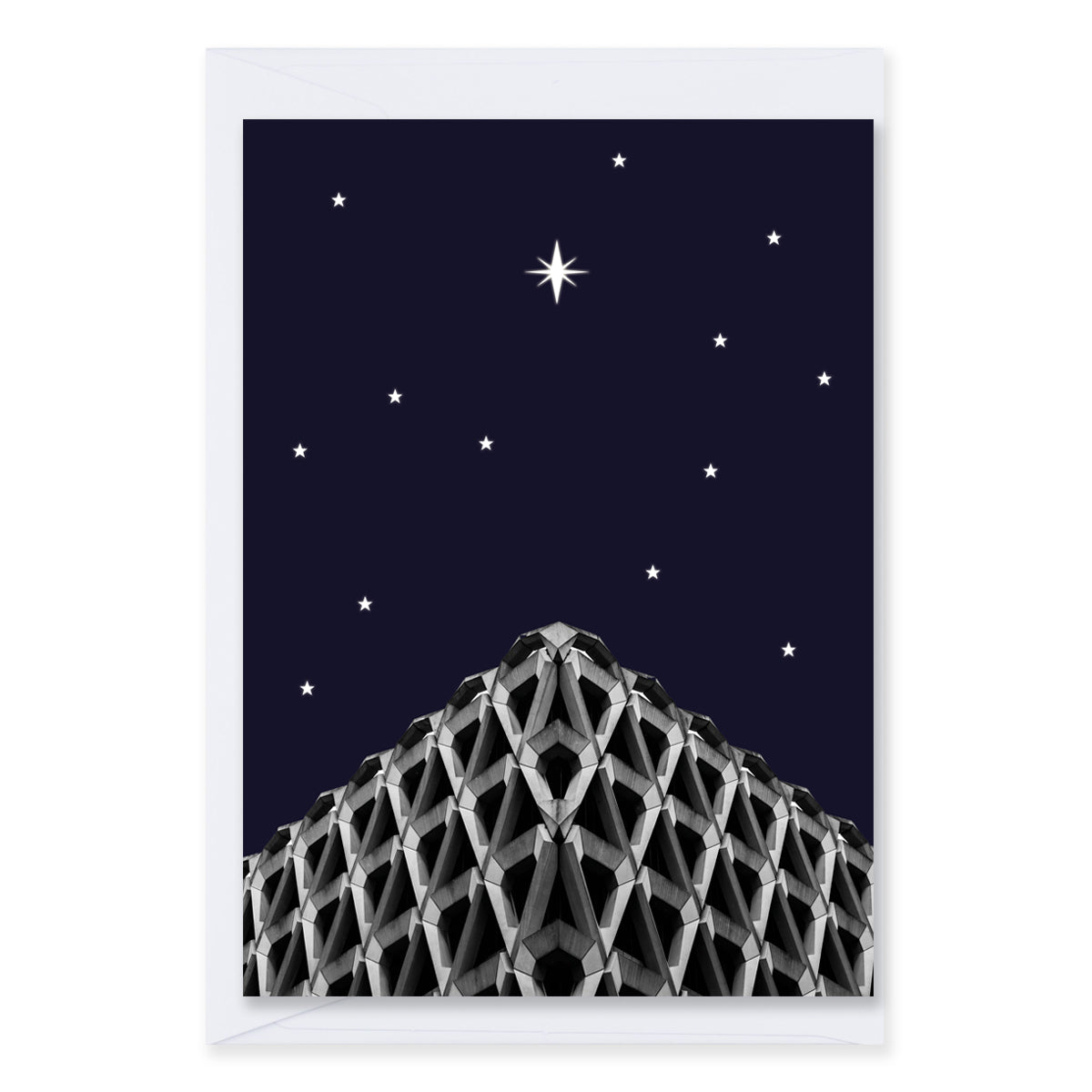 Welbeck Street Car Park Christmas Card Nick Miners