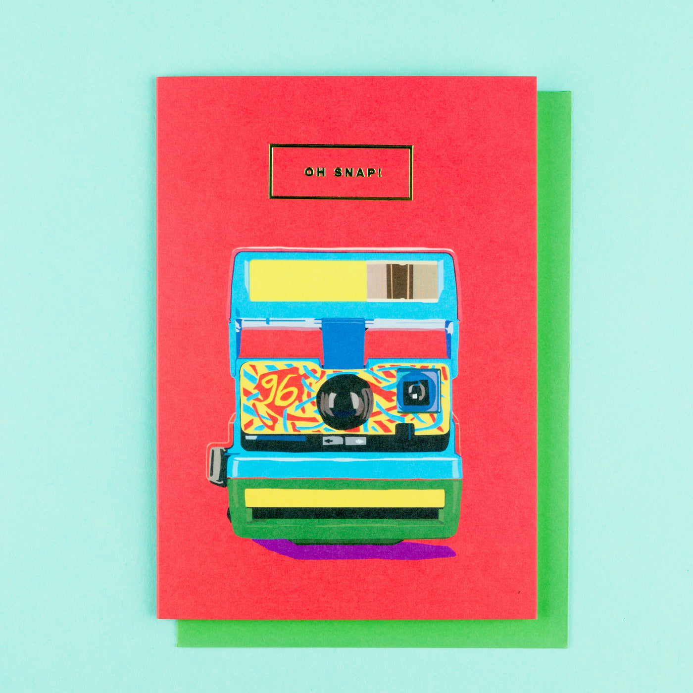 1980s Style Card Polaroid Camera Emily Brooks