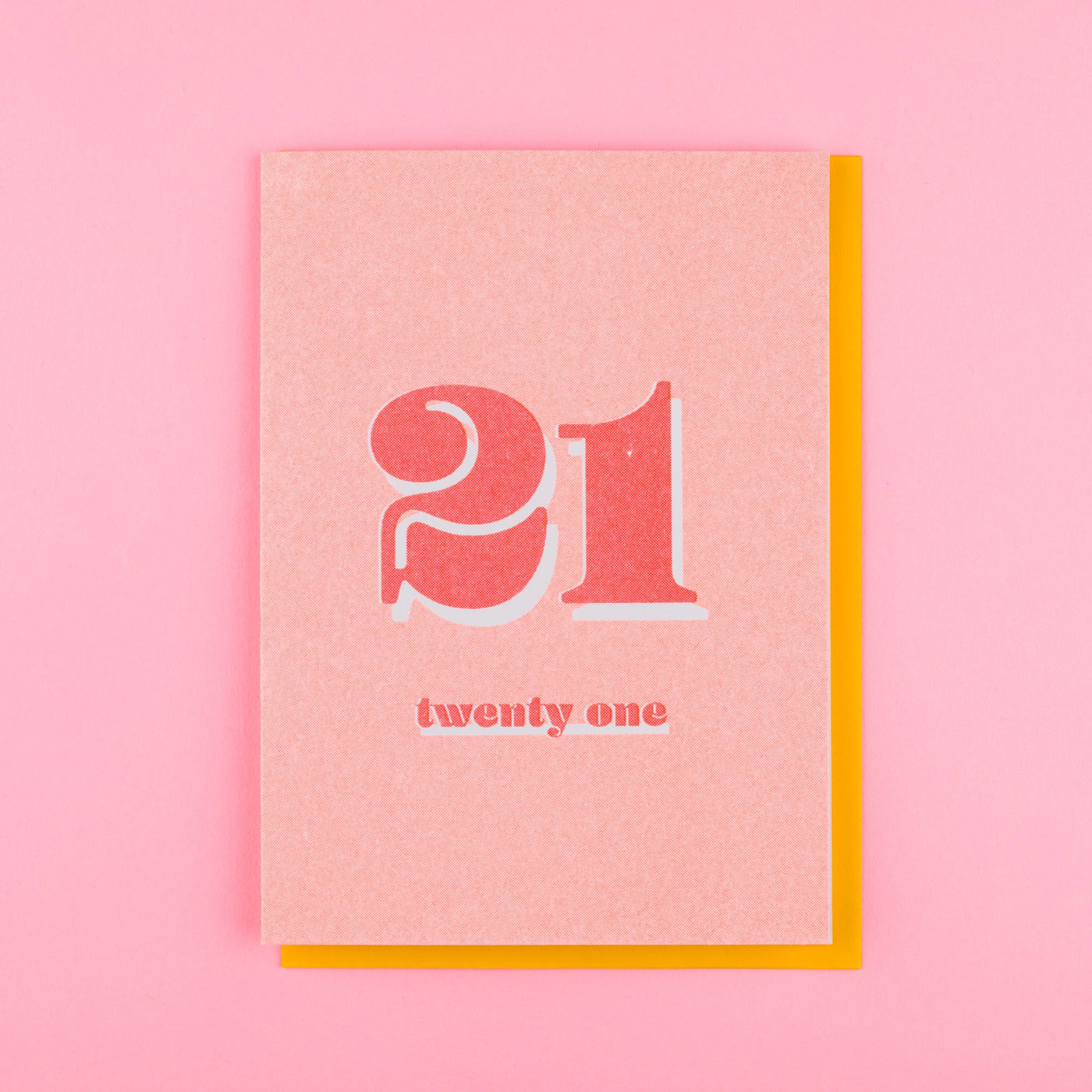 21st Birthday Card