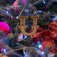 Letter U Christmas Decoration