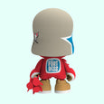 Collectible Vinyl Art Toy Superplastic Superjanky Flying Fortress Jankytrooper Red