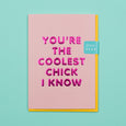 Coolest Chick Greetings Card Ohh Deer