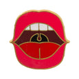 DOIY Pinaholic Mouth Enamel Pin