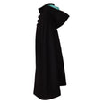 Dollydagger Black Wool Hooded Cape Florence