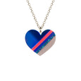 Dollydagger Blue Heart of Glass Necklace