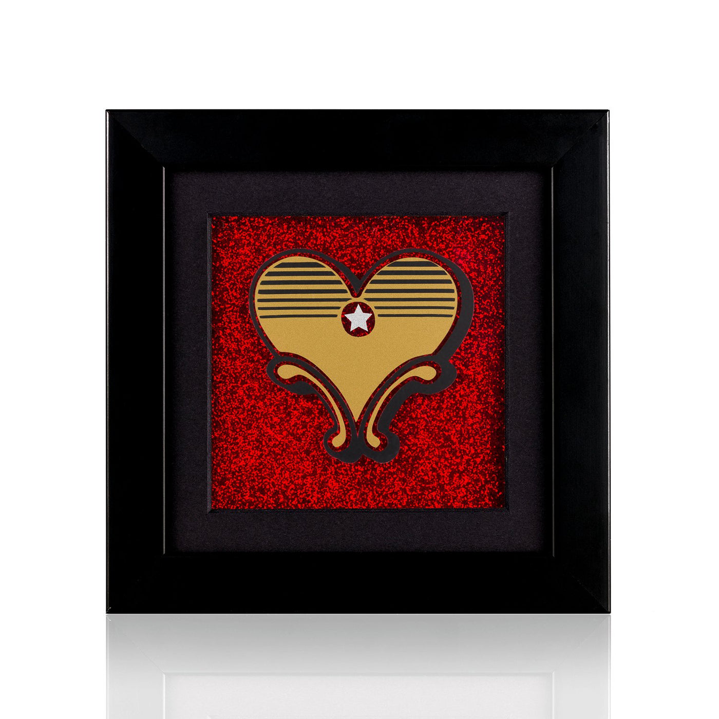 Dollydagger x Curly Mark Red Glitter Circus Heart