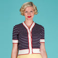 Emmy Design Vintage Short Sleeve Cardigan