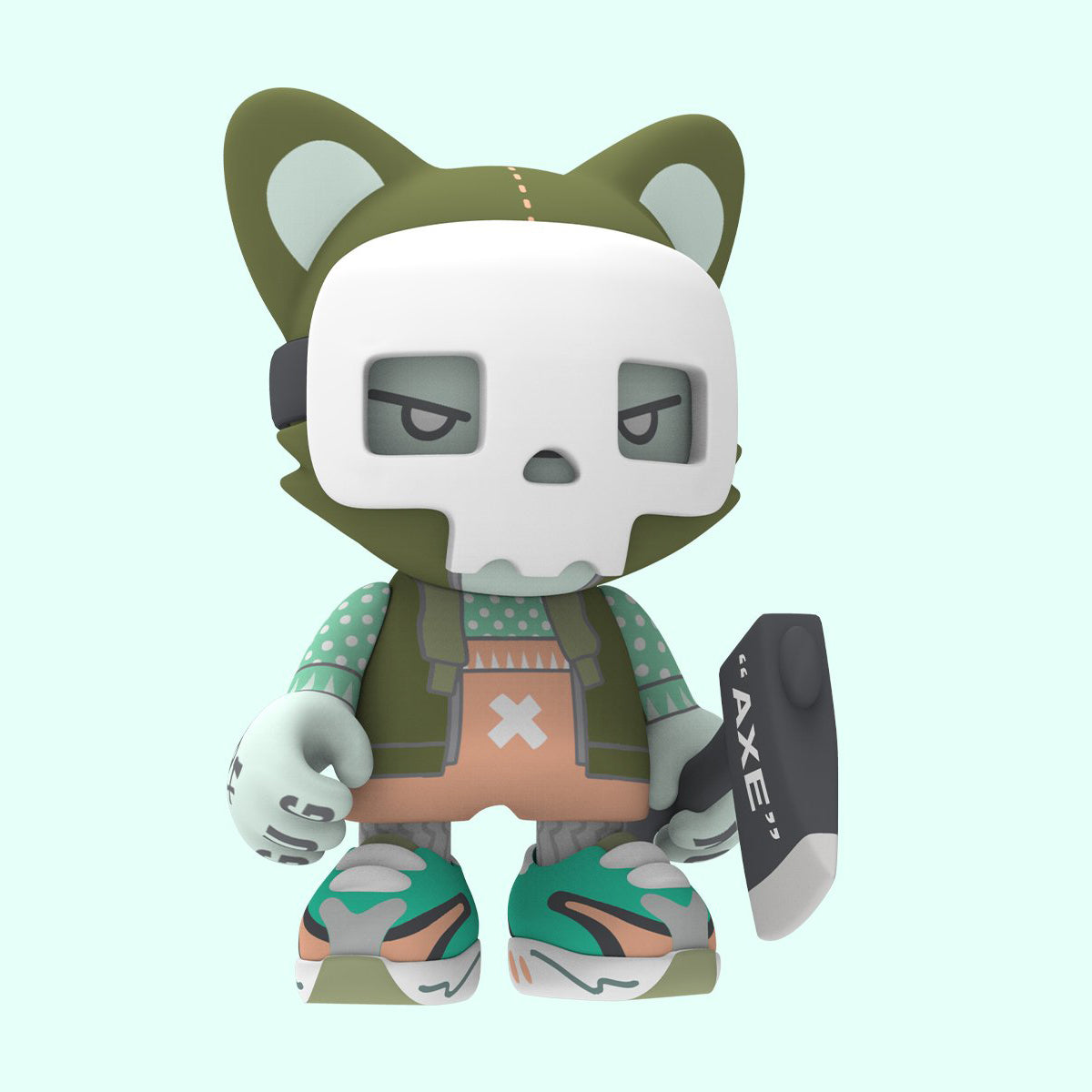 Fashion Sewer Guggimon SuperJanky Vinyl Art Toy