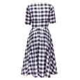 Fit and Flare Gingham Dress