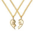 Gold Best Friends Necklace Set Dollydagger