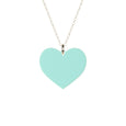 Green Heart Necklace Back Rollerama Dollydagger