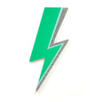 green lightning bolt mirror rollerama