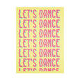 Let's Dance Risograph Print Ohh Deer