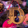 Letter D Christmas Decoration Curly Mark Dollydagger