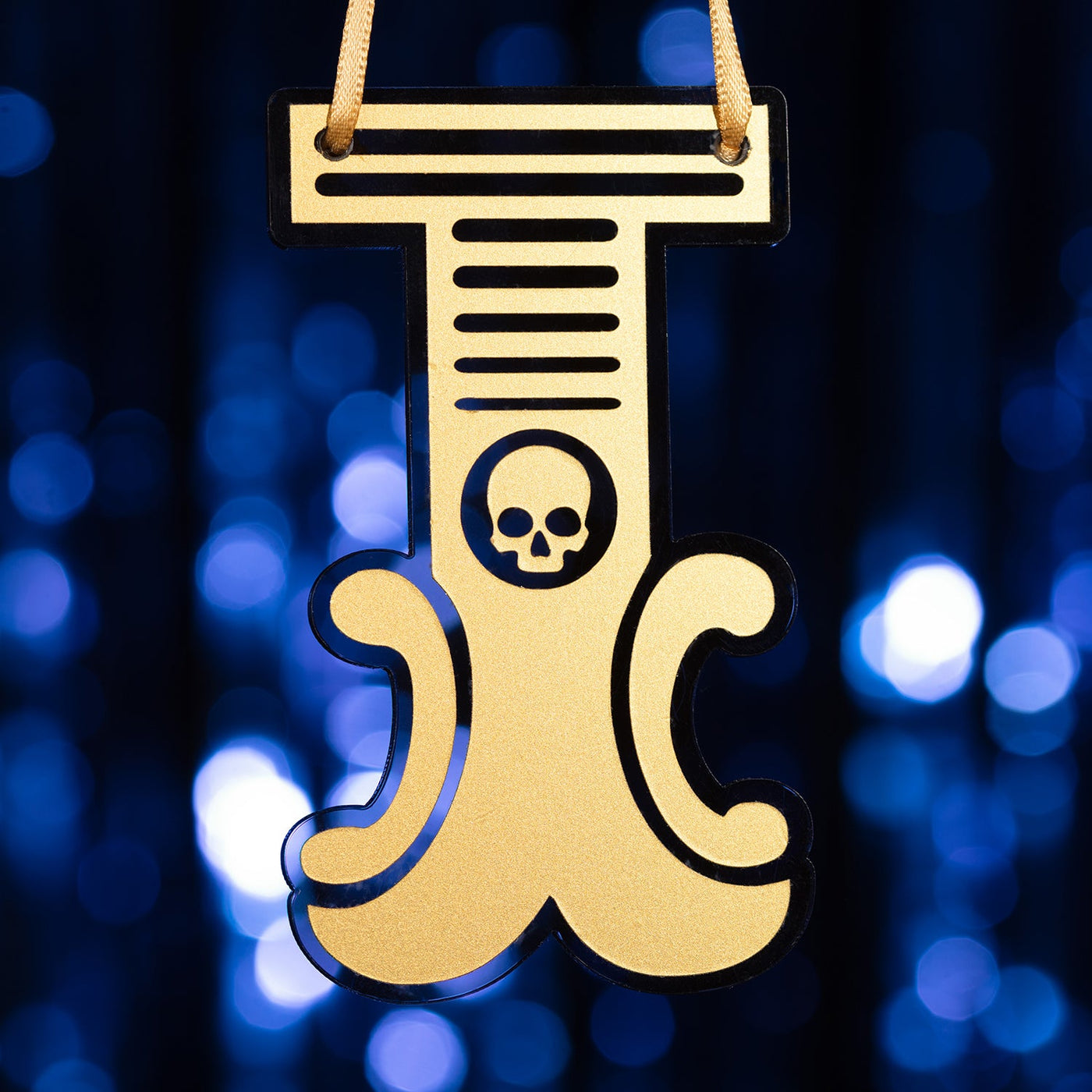 Letter I Christmas Decoration Dollydagger Curly Mark