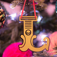 Letter L Christmas Decoration Curly Mark Dollydagger