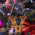 Letter V Ornament Dollydagger Curly Mark