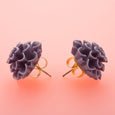 Lilac Dahlia Earrings