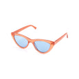 Narrow Cat Eye Sunglasses with Blue Frames by Pala