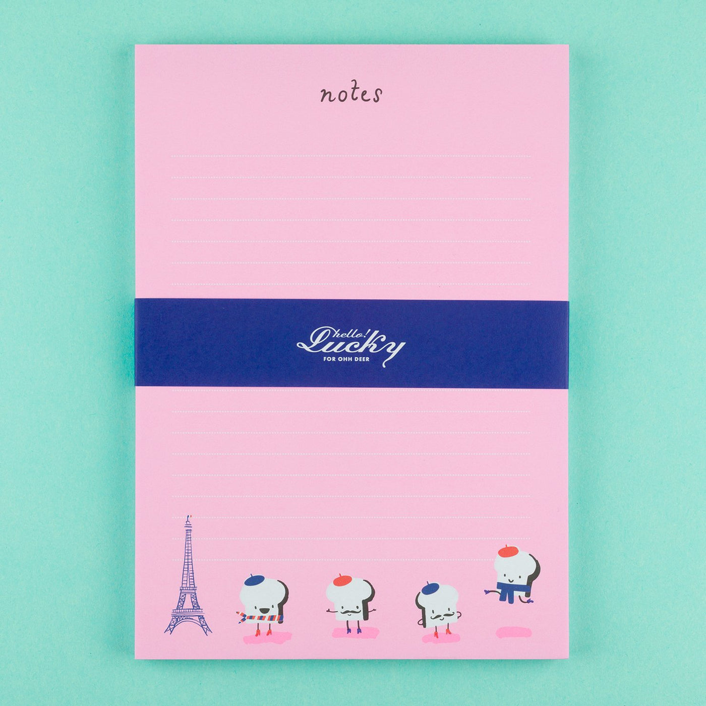 Ohh Deer Hello Lucky French Toast Notebook