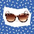 Oversized Tortoiseshell Cat Eye Sunglasses