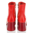 Red 1960s Boots Swedish Hasbeens