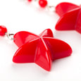 Red Star Earrings Classic Hardware
