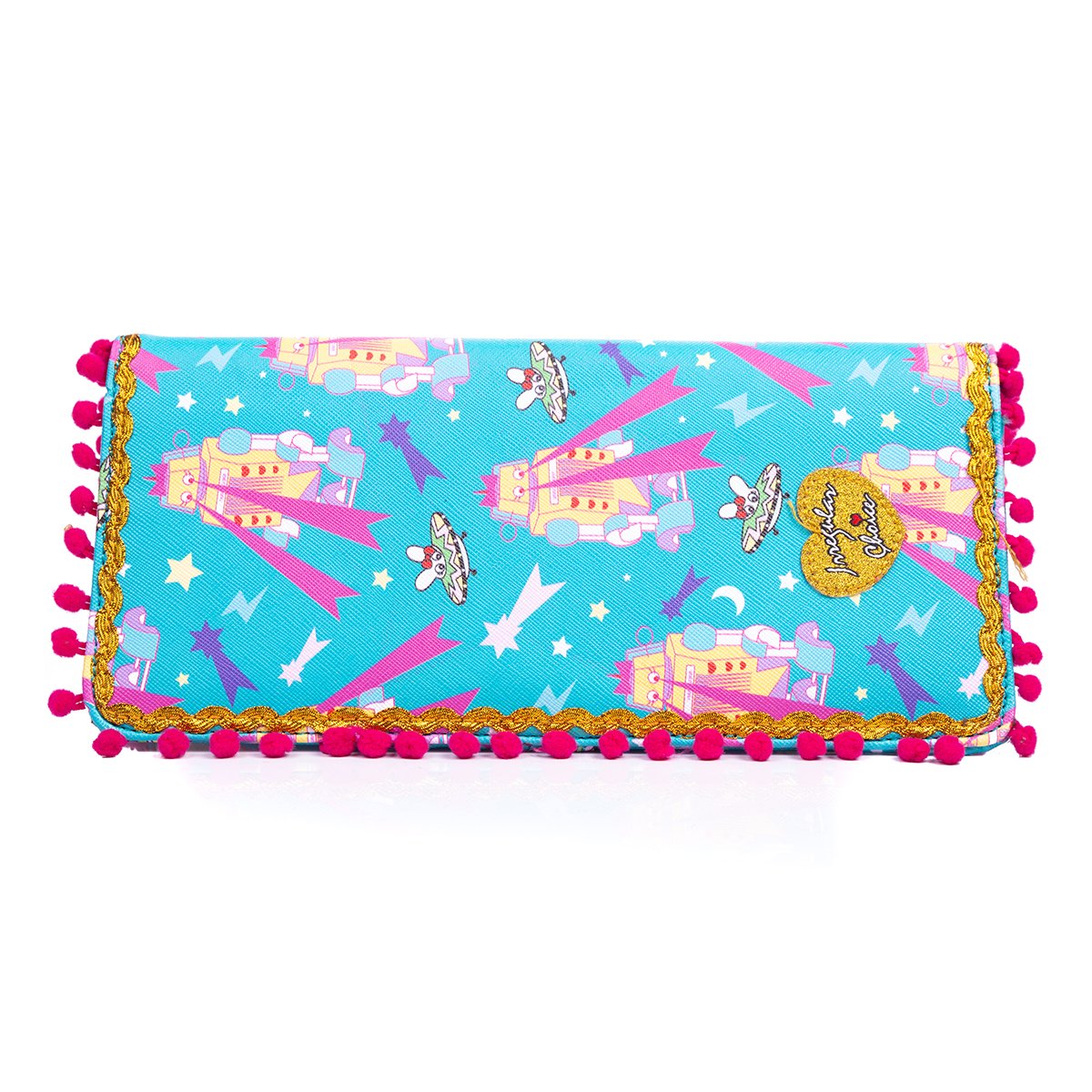 Robot Print Travel Wallet Irregular Choice