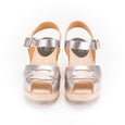 Silver Peep Toe Clogs by Lotta from Stockholm at Dollydagger
