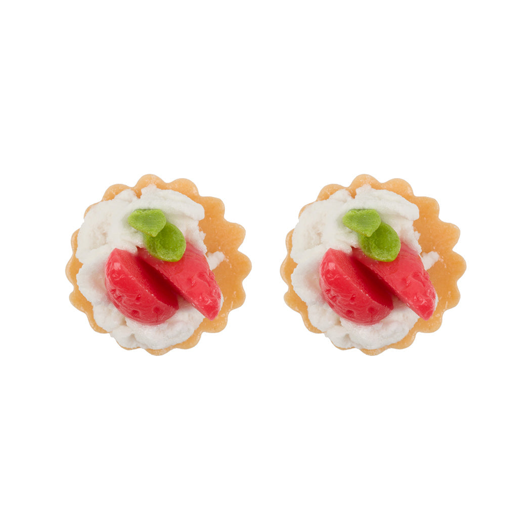 Strawberry Cream Pie Earrings Dollydagger