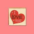 Telegramme I Love You Retro Card