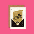 Telegramme Hello Retro Greetings Card