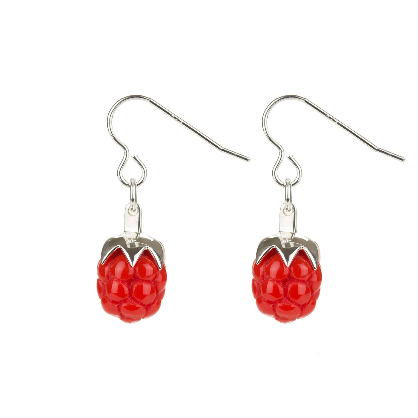 Tina Lilienthal Raspberry Earrings