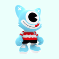 Vinyl Art Toy Glow in the Dark One Eye Superjanky El Grand Chamaco Superplastic