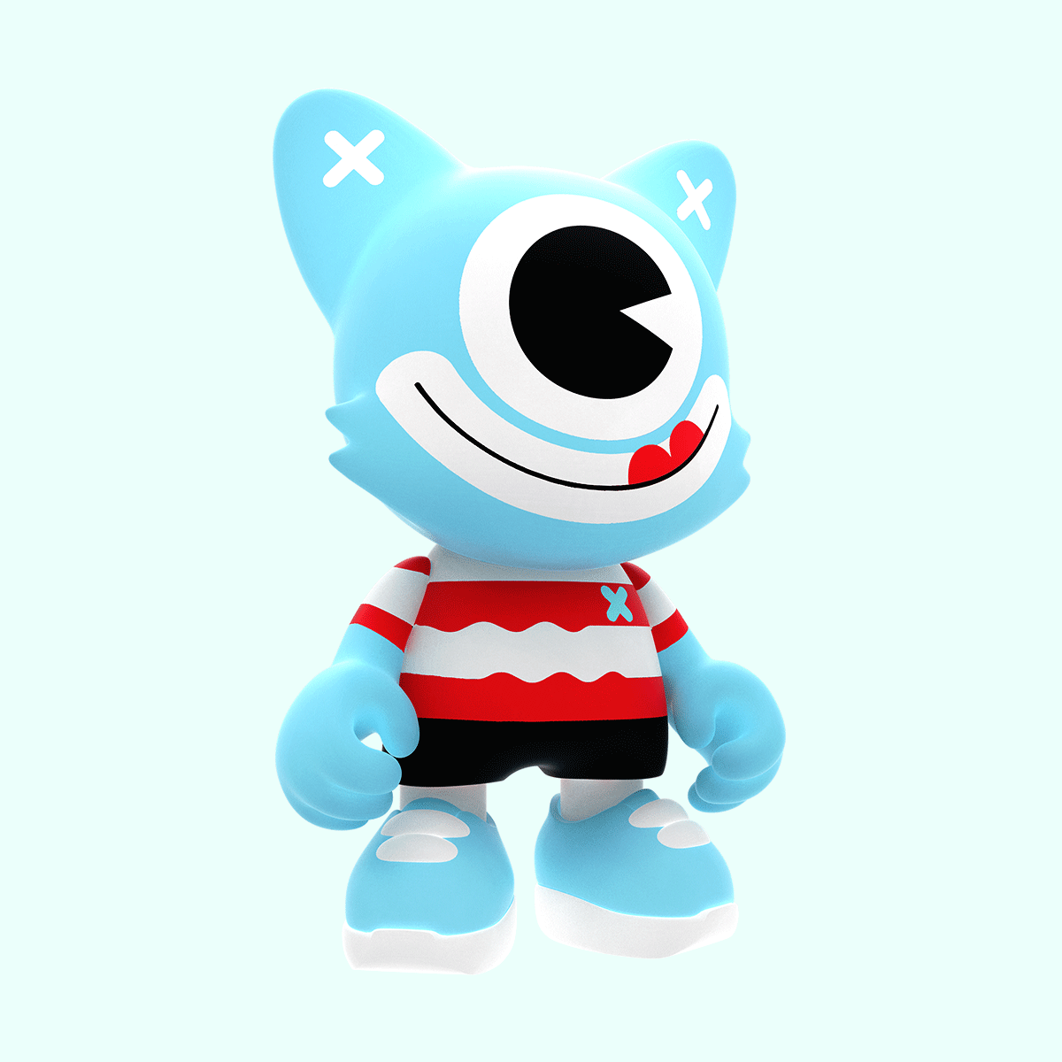 Vinyl Art Toy Glow in the Dark One Eye Superjanky El Grand Chamaco Superplastic