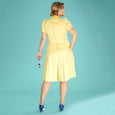 Yellow A Line Sun Dress Key to My Heart Emmy Design