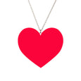 Large Heart Necklace Back Dollydagger Rollerama