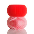 3D Printed Vase in Pink and Red by UAU Project