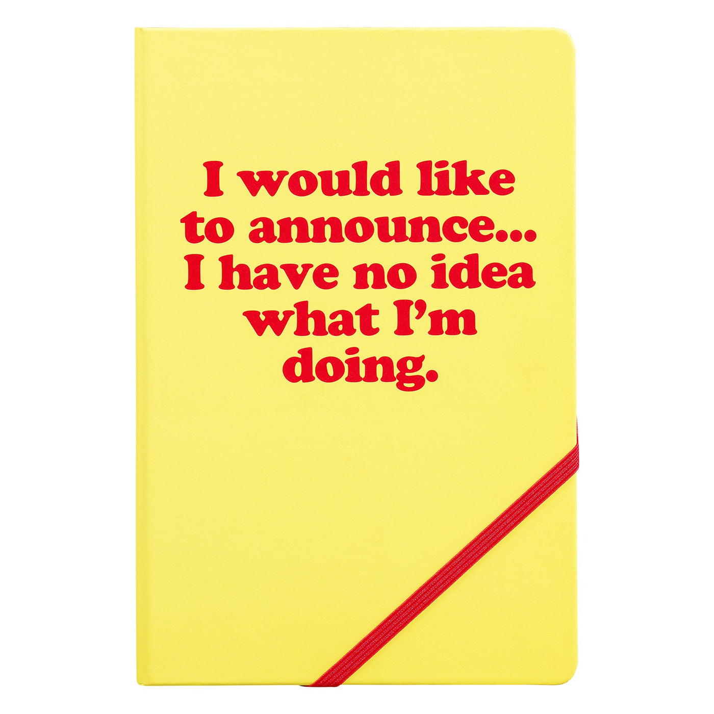 A5 Notebook I would Like to Announce Yes Studio