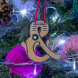 Ampersand Christmas Ornament Curly Mark Dollydagger