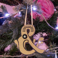 Ampersand Christmas Ornament Dollydagger Curly Mark